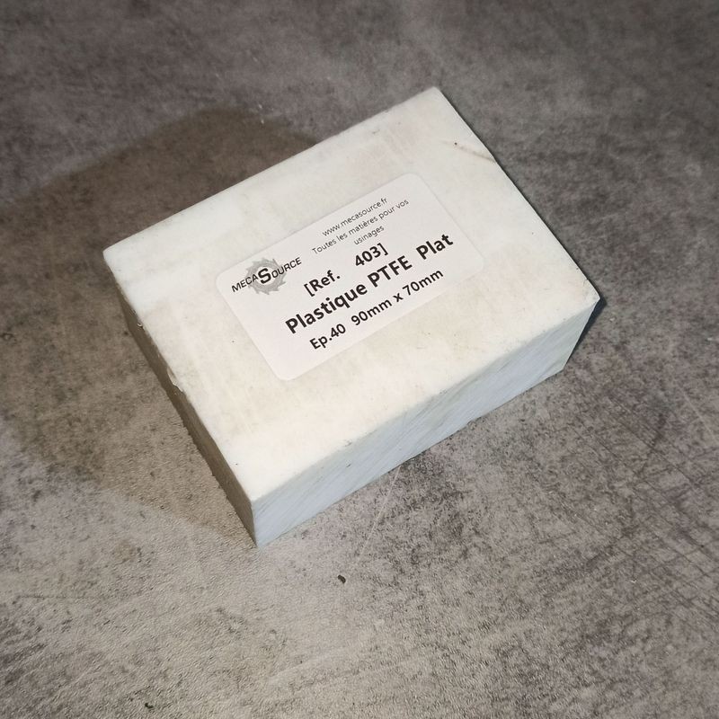 Plastique PTFE Ep.40 90x70mm