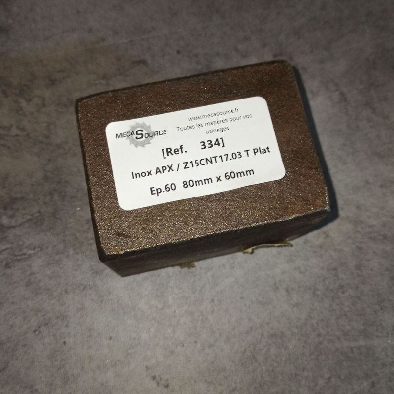 Inox APX / Z15CNT17.03 T Ep.60 80x60mm