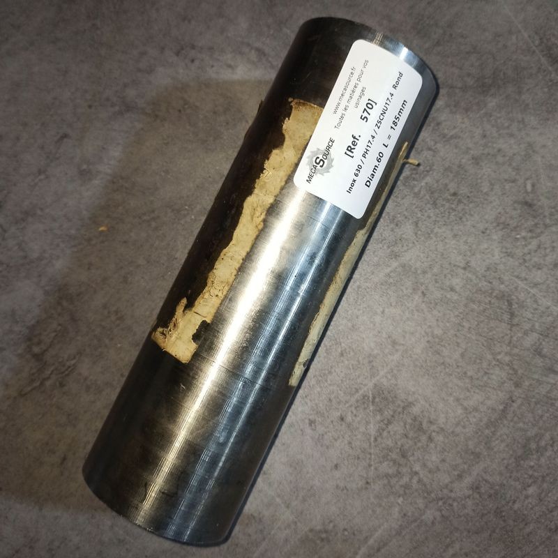 Inox 630 / PH17.4 / Z5CNU17.4 D.60 L.185mm