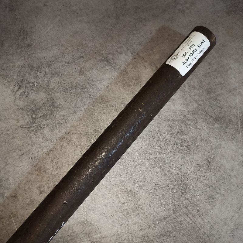 Acier 100C6 D.35 L.360mm