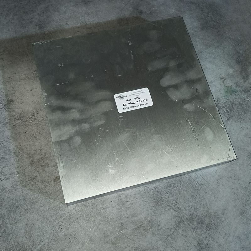 Barre Carrée En Aluminium 60x60mm - Longueur 97mm (9.7cm) - Neuf Avec Traces De Stockage