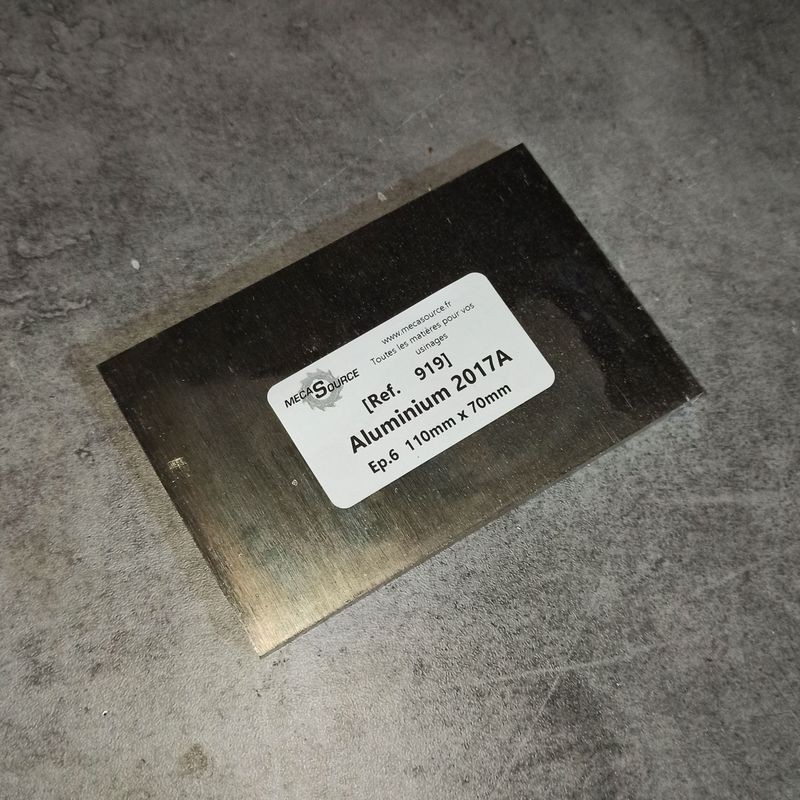 Barre Carrée En Aluminium 60x60 Mm - Longueur 9,7 Cm - Neuf Avec Infimes Traces De Stockage
