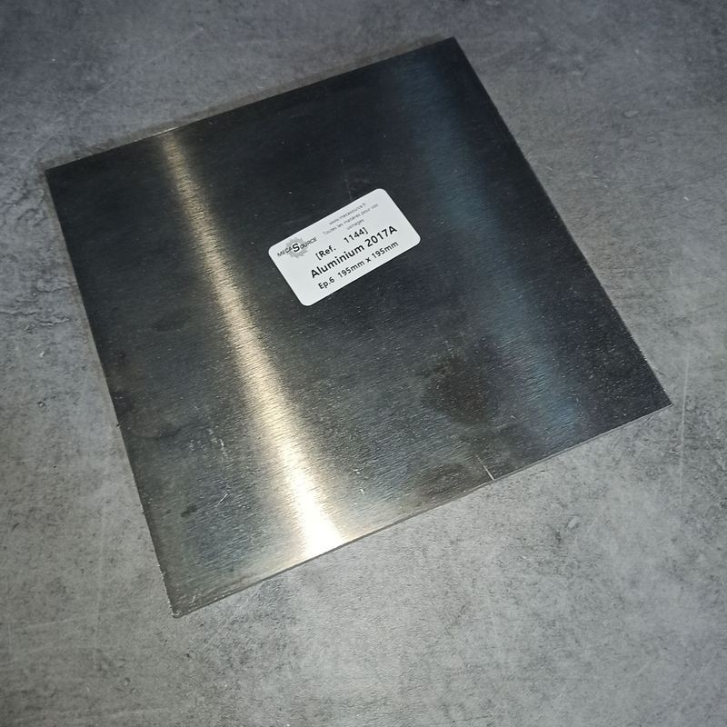Aluminium 2017A Ep.6 195mm x 195mm