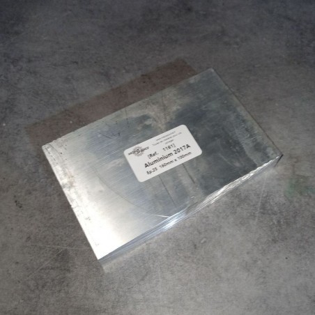 Aluminium 2017A Ep.25 160mm x 100mm