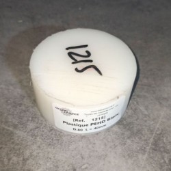 Plastique PEHD Blanc D.80 L.40mm
