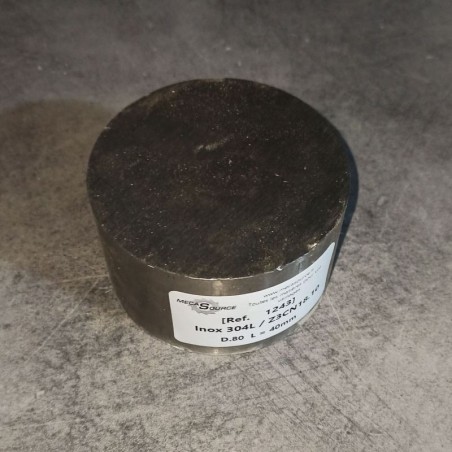 Inox 304L / Z3CN18.10 D.80 L.40mm