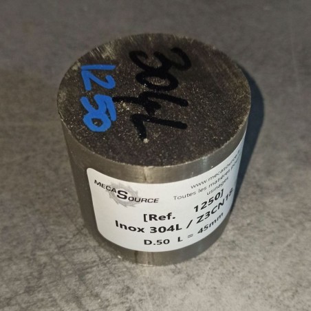 Inox 304L / Z3CN18.10 D.50 L.45mm