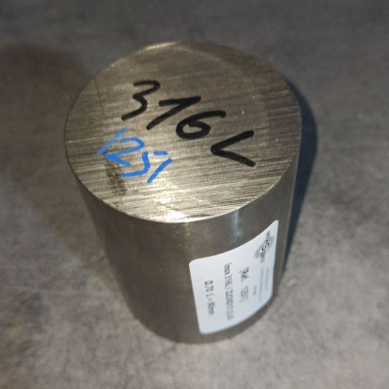 Inox 316L / Z2CND17.12.02 D.70 L.90mm
