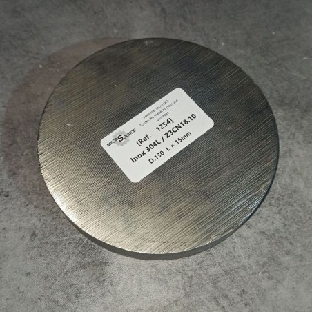 Inox 304L / Z3CN18.10 D.130 L.15mm