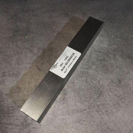 Acier O2/90MCV8 Ep.27 215mm x 30mm