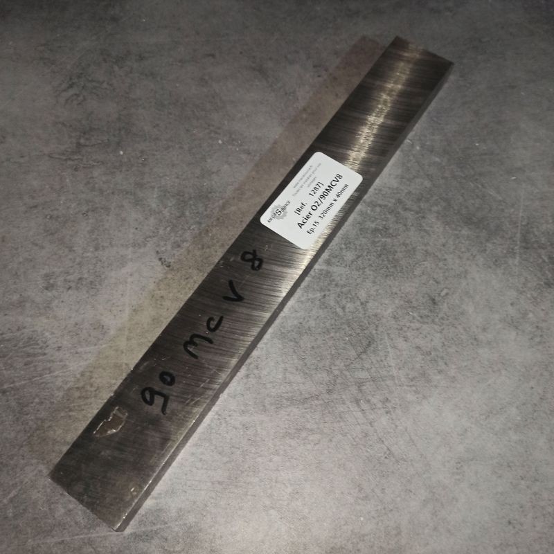 Acier O2/90MCV8 Ep.15 320mm x 40mm