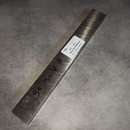 Acier O2/90MCV8 Ep.15 320mm x 40mm