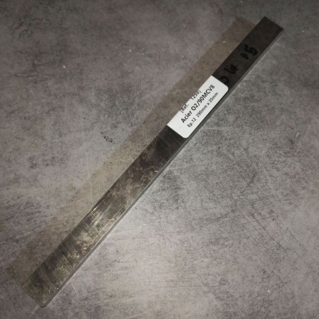 Acier O2/90MCV8 Ep.12 290mm x 20mm