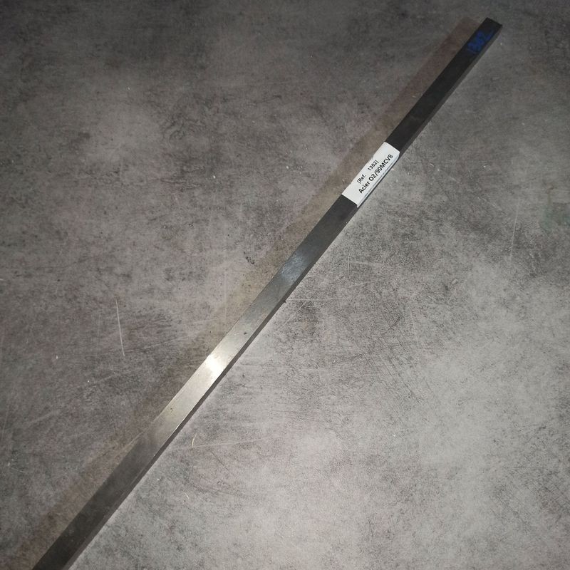 Acier O2/90MCV8 Ep.12 730mm x 15mm