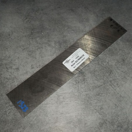Acier O2/90MCV8 Ep.2 310mm x 60mm
