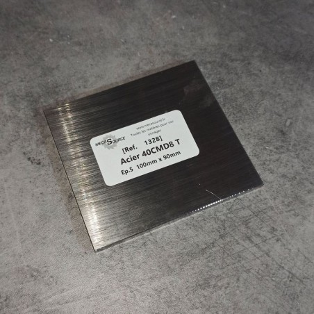 Acier 40CMD8 T Ep.5 100mm x 90mm