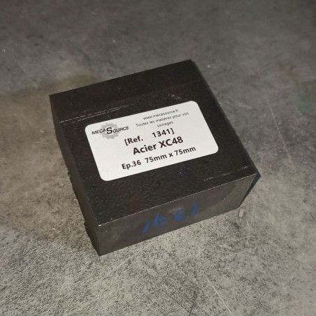 Acier XC48 Ep.36 75mm x 75mm