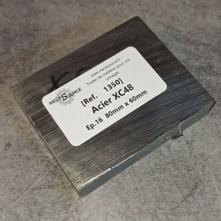 Acier XC48  Ep.16  80mm x 60mm