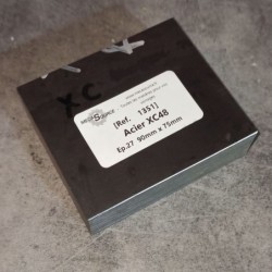 Acier XC48  Ep.27  90mm x 75mm
