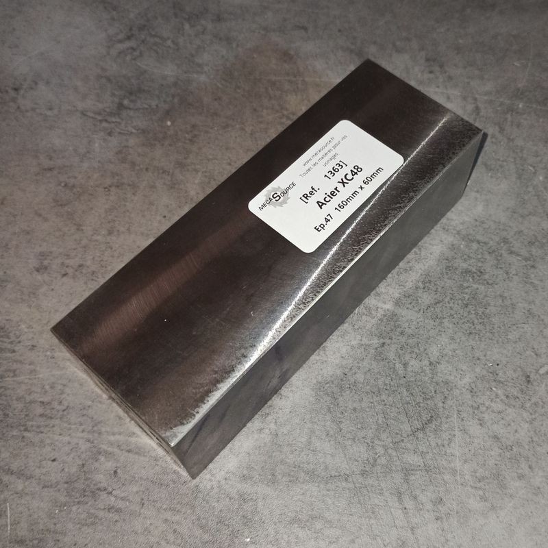 Acier XC48  Ep.47  160mm x 60mm