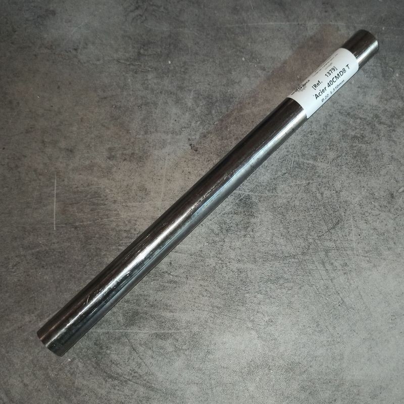 Acier 40CMD8 T D.22  L.310mm