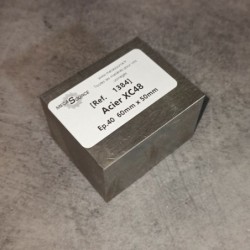 Acier XC48  Ep.40  60mm x 50mm