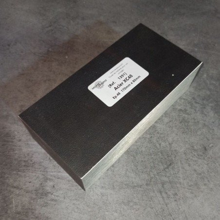 Acier XC48  Ep.48  170mm x 80mm