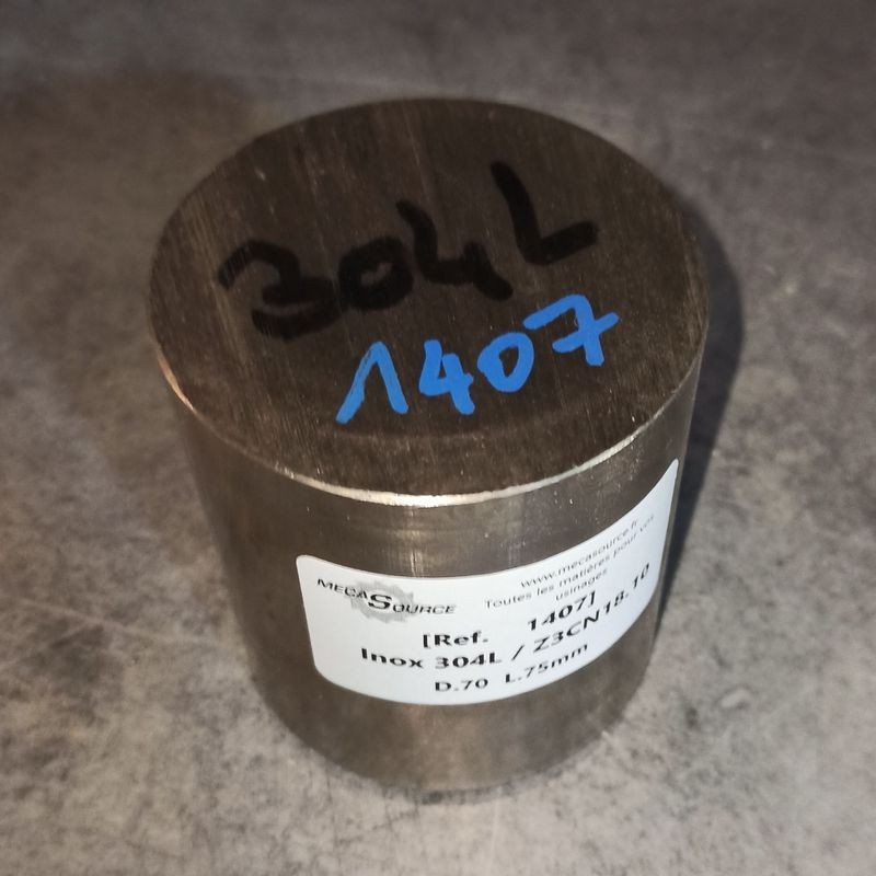 Inox 304L / Z3CN18.10  D.70  L.75mm