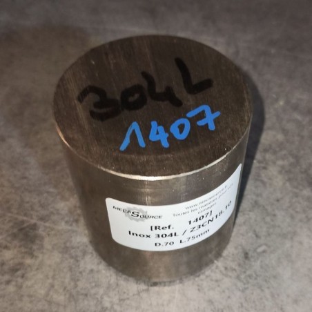 Inox 304L / Z3CN18.10  D.70  L.75mm