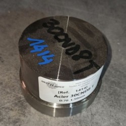 Acier 30CND8 T D.70  L.50mm