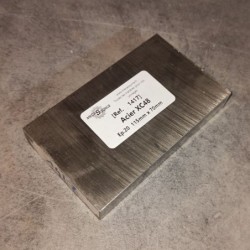 Acier XC48  Ep.20  115mm x 70mm