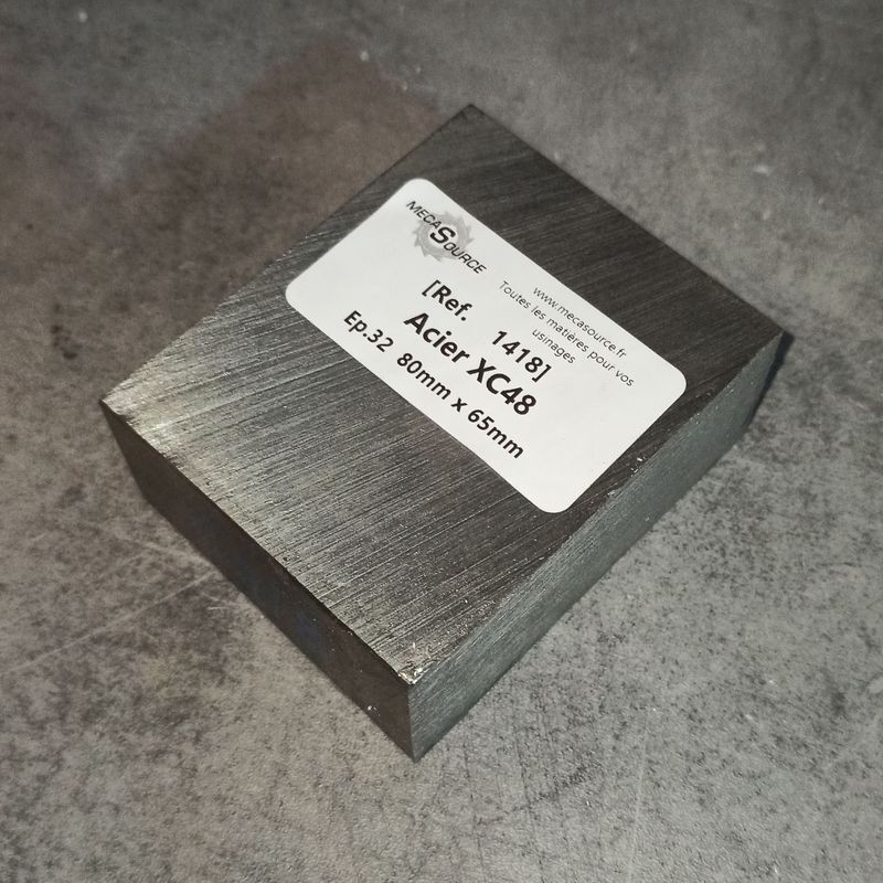 Acier XC48  Ep.32  80mm x 65mm