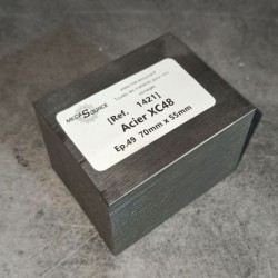 Acier XC48  Ep.49  70mm x 55mm