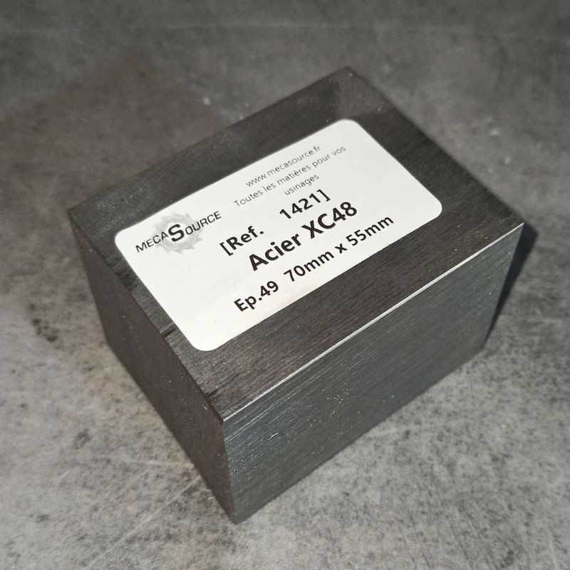 Acier XC48  Ep.49  70mm x 55mm