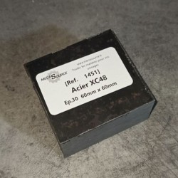 Acier XC48  Ep.30  60mm x 60mm