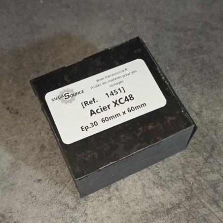 Acier XC48  Ep.30  60mm x 60mm