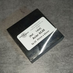 Acier XC48  Ep.20  65mm x 65mm