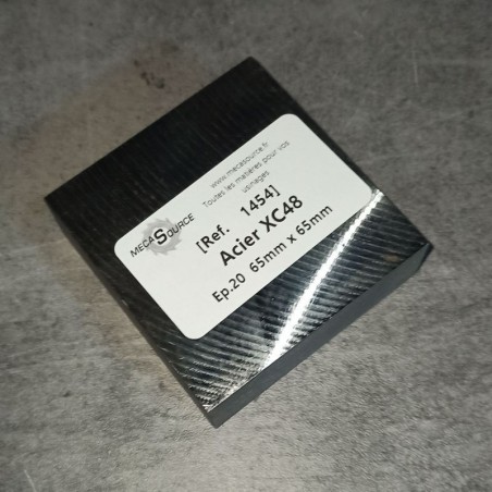 Acier XC48  Ep.20  65mm x 65mm