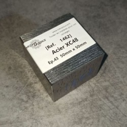 Acier XC48  Ep.43  50mm x 50mm