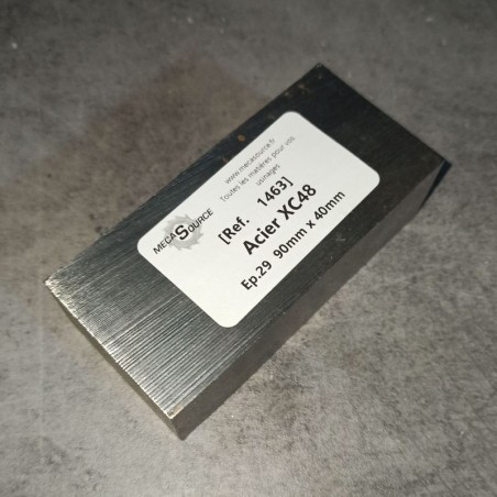 Acier XC48  Ep.29  90mm x 40mm