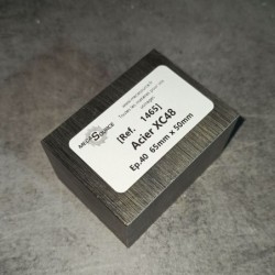 Acier XC48  Ep.40  65mm x 50mm