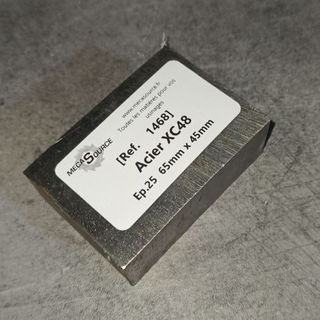 Acier XC48  Ep.25  65mm x 45mm
