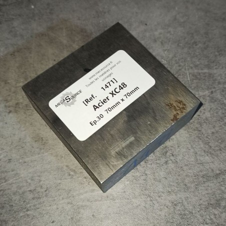 Acier XC48  Ep.30  70mm x 70mm