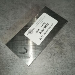 Acier XC48  Ep.15  100mm x 50mm