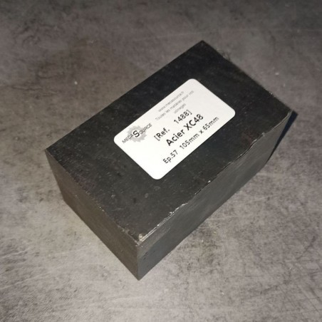 Acier XC48  Ep.57  105mm x 65mm