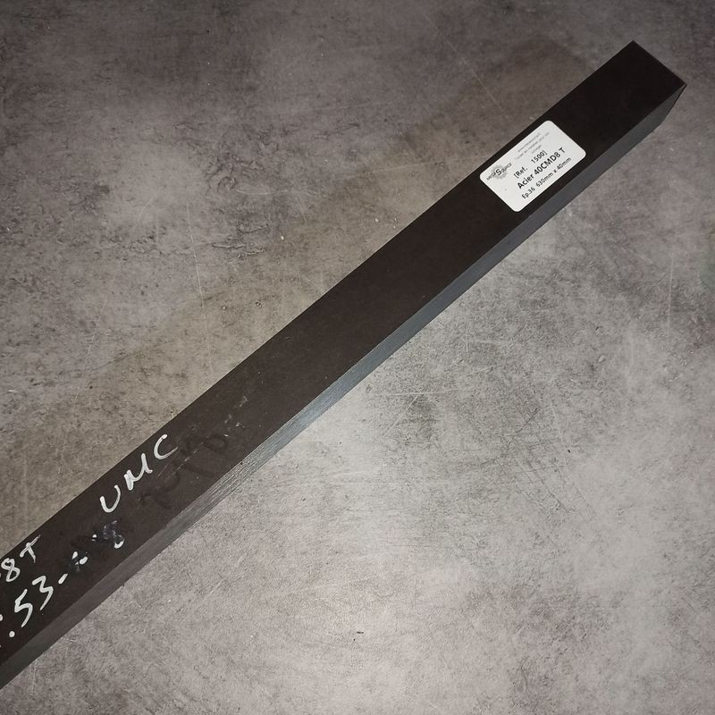 Acier 40CMD8 T Ep.36  630mm x 40mm