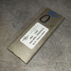 Inox 304L / Z3CN18.10  Ep.10  130mm x 50mm