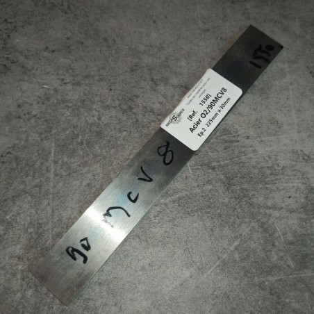 Acier O2 / 90MCV8 Ep.2 225mm x 30mm