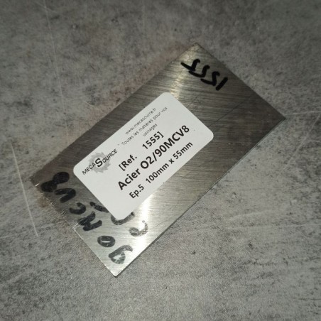 Acier O2 / 90MCV8 Ep.5 100mm x 55mm