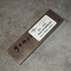 Acier O2 / 90MCV8 Ep.12 130mm x 40mm